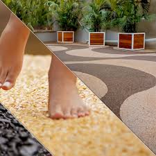 Piso drenante monolitico conforto para andar